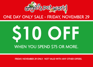 Online Coupon, Black Friday, Angel's Pet World