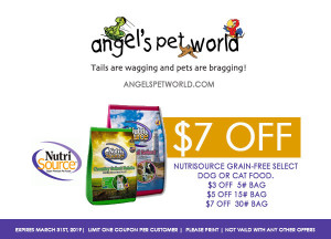 NutriSource Grain-Free Select dog or cat food