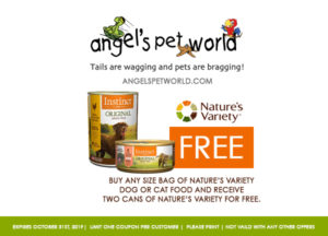 Nature's Variety available at Angel's Pet World your local pet supply store in Hudson and River Falls. Shop local and save at Angel's Pet World.